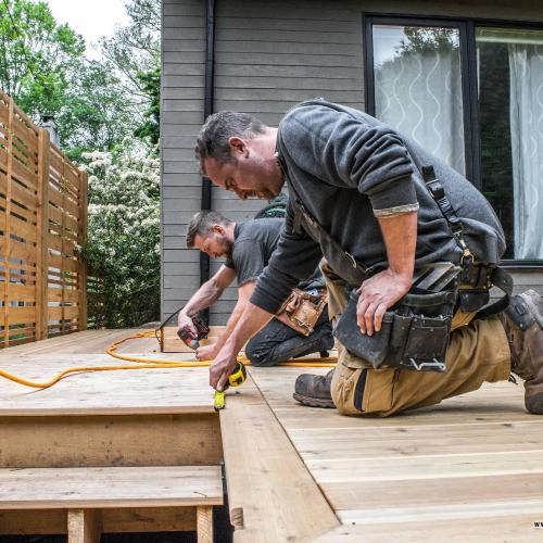  | Custom deck construction project in Kitsilano, Vancouver | Custom Decks / Patios Construction and Outdoor Living Space Renovations 